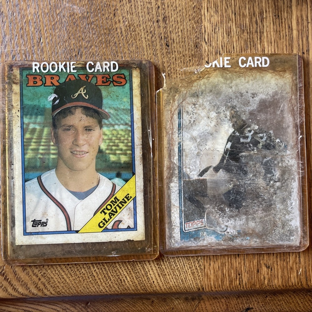 Vintage Baseball Card Collector Lot. As Is. 40 Cards In Sleeves. READ